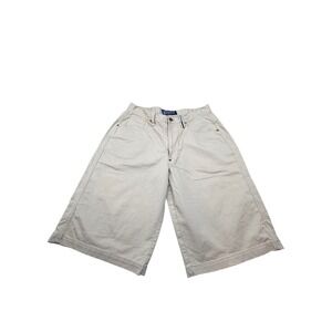 Enyce Mens 34 Khaki Baggy Shorts Y2K Hip Hop Streetwear Twill 90s Tan wide leg